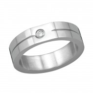 Cercei otel chirurgical, Zirconiu Cubic, Marimea 49, A4S38557