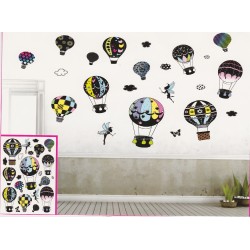 Sticker  decorativ  5D Baloane colorate 