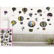 Sticker  decorativ  5D Baloane colorate 