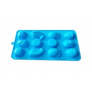 Forma din silicon pentru bomboane, gheata, model Legume, 23DX