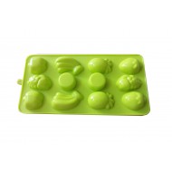 Forma din silicon pentru bomboane, gheata, model Legume, 24D