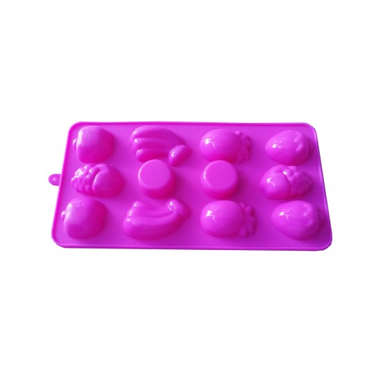 Forma din silicon pentru bomboane, gheata, model Legume, 26D