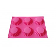 Forma din silicon pentru prajituri, 6 cavitati, 105COF