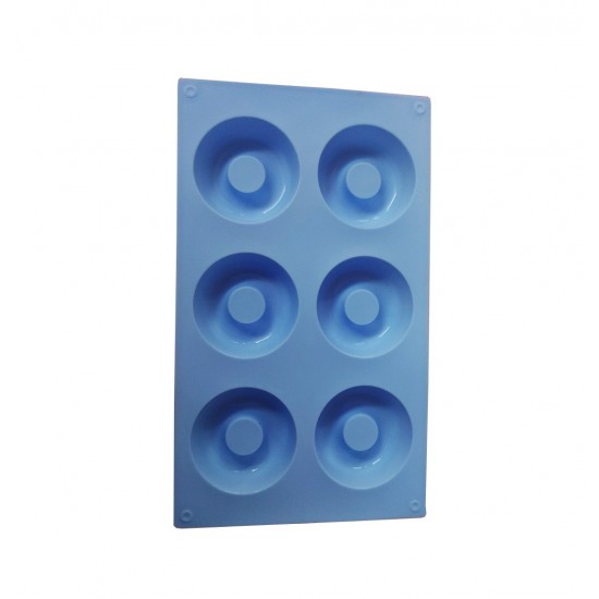 Forma din silicon pentru prajituri in forma rotunda, 6 cavitati, 103COF
