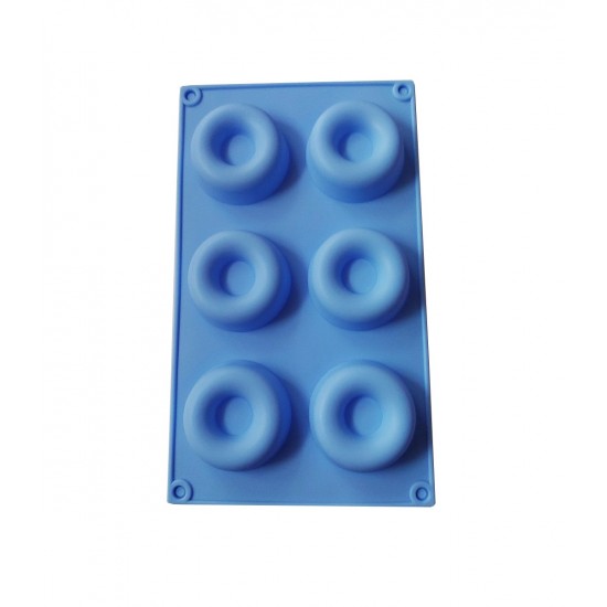 Forma din silicon pentru prajituri in forma rotunda, 6 cavitati, 103COF