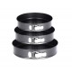 Set 3 Tavi forma rotunda pentru  prajituri, bucatarie, Rose, 65COF