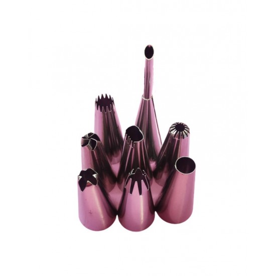 Set 8 duiuri ornat din inox, Rose, 59COF Set 8 duiuri ornat din inox, Rose, 59COF