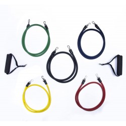 Sistem de antrenament fitness cu corzi extensibile, Power 100% Latex, JT003