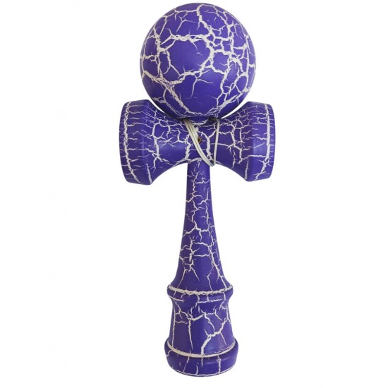 Kendama Profesionala, Bila din lemn, Design artistic cu finisaj Crapatura + Sticker pentru Telefon, 109KD