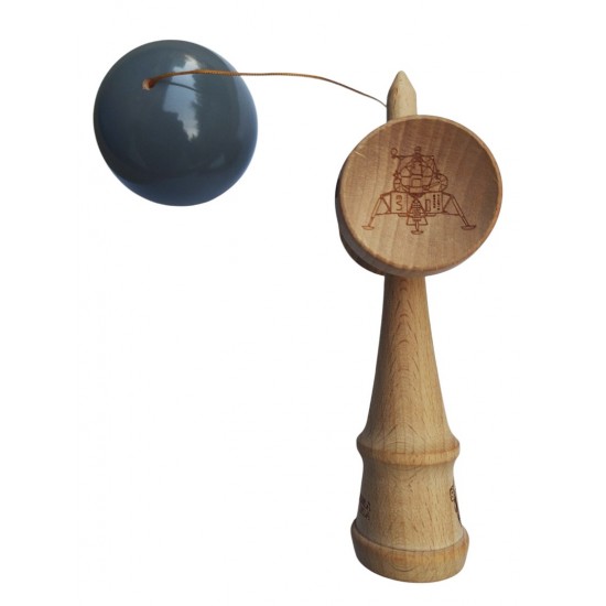 Kendama profesionala, Bila din lemn + Sticker pentru telefon, 125KD