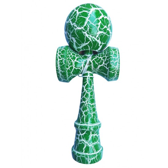 Kendama profesionala, Bila din lemn, Crack + Sticker pentru telefon, 130KD
