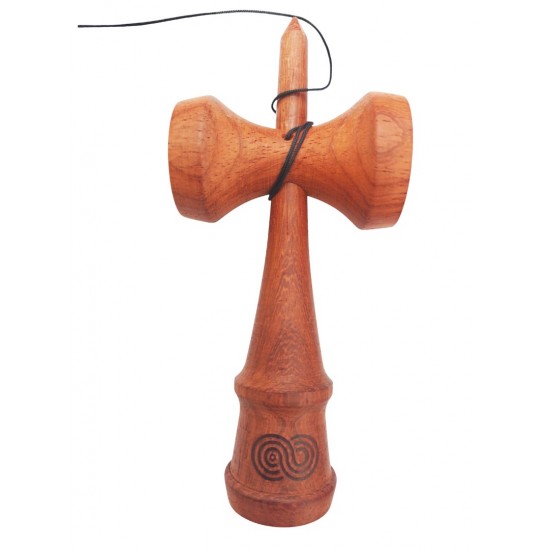 Kendama din lemn natural, Bila lemn + Sticker pentru telefon, 144KD