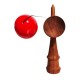 Kendama din lemn natural, Bila lemn + Sticker Waterproof USA pentru telefon, 148KD