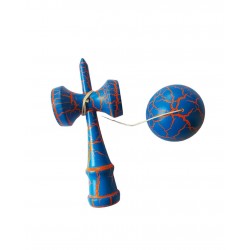 Kendama profesionala, Albastru/Portocaliu, 14KD