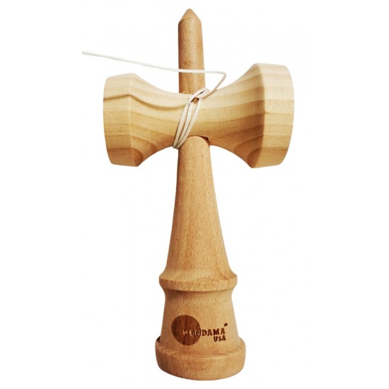 Kendama din lemn natural, Bila lemn + Sticker Waterproof USA pentru telefon, 152KD