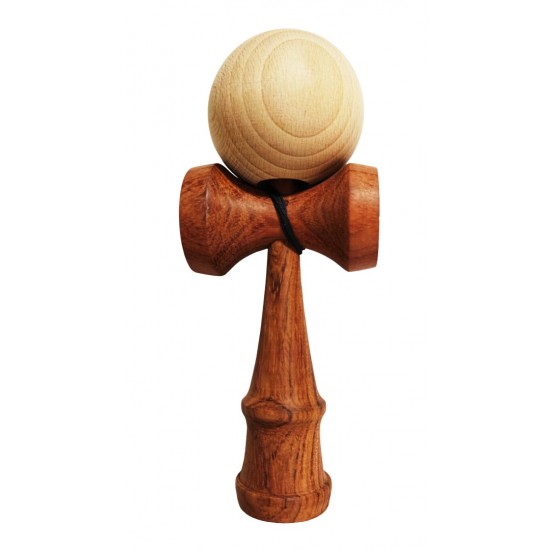 Kendama din lemn natural, Bila lemn + Sticker Waterproof USA pentru telefon, 153KD