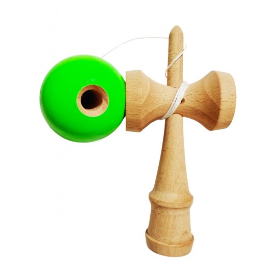 Kendama din lemn natural, Bila lemn + Sticker Waterproof USA pentru telefon, 172KD