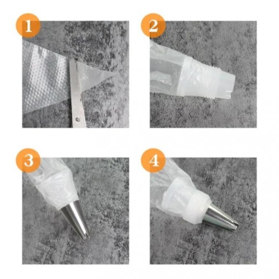 Set 100 de posuri, plastic, 37 cm, 204COF