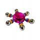 Spinner Pink Galaxy, din aluminiu , 7 cm, 38SP