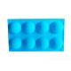 Forma silicon pentru prajituri turnate, Albastru, 8 cavitati, 28 cm, 432COF