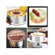 Forma pentru torturi, rotunda reglabila 16-30 cm, Inaltime 8,8 cm, Inox, 461COF