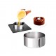 Forma pentru torturi, rotunda reglabila 16-30 cm, Inaltime 8,8 cm, Inox, 461COF