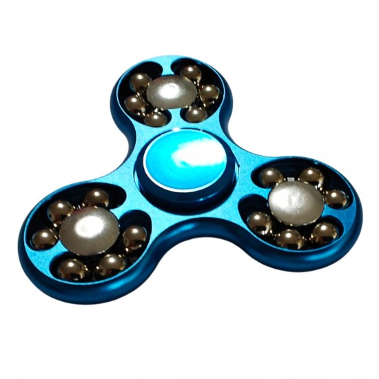 Spinner Blue Metallic Storm, din aluminiu , 7 cm, 47SP