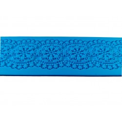 Matrita silicon pentru fondat, pentru decorare torturior,  Albastru, 39 cm, 494COF