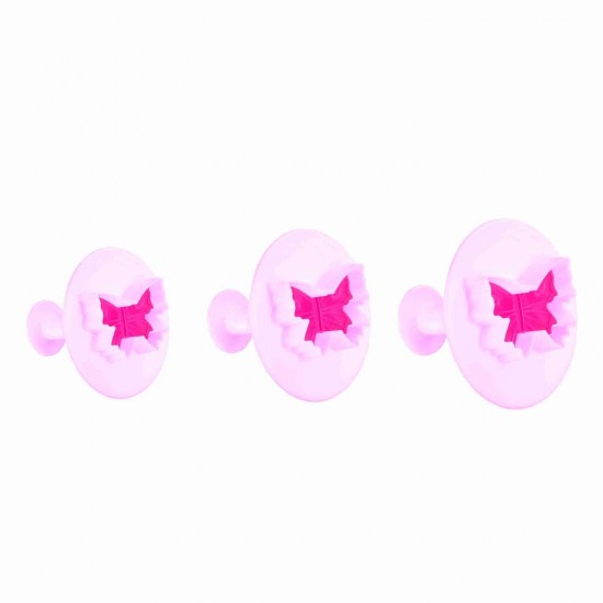 Set 3 forme decupatoare, Forma de Fluture, 5 cm, 507COF