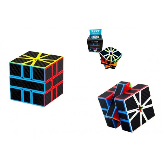 Se Cub Magic  3x3x3 MoYu MeiLong Stickerless, + 1 sticker 15 cm tableta, 1 sticker  4 cm telefon, 513CUB
