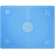 Covoras pentru aluat din silicon, foaie antiaderenta, 60x80 cm, Albastru, 557COF