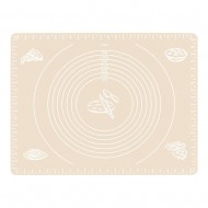 Covoras pentru aluat din silicon, foaie antiaderenta, 60x80 cm, Bej, 559COF