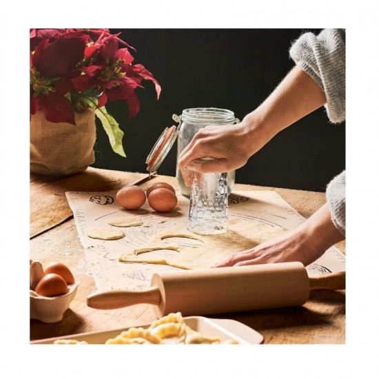 Covoras pentru aluat din silicon, foaie antiaderenta, 60x80 cm, Bej, 559COF