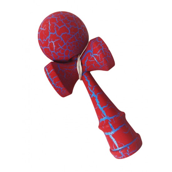 Kendama profesionala, Bila din lemn, Crack + Sticker pentru telefon, 86KD
