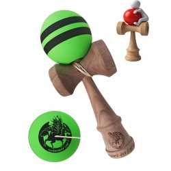 Kendama profesionala, Bila din lemn, Samurai + Sticker pentru telefon, 91KD