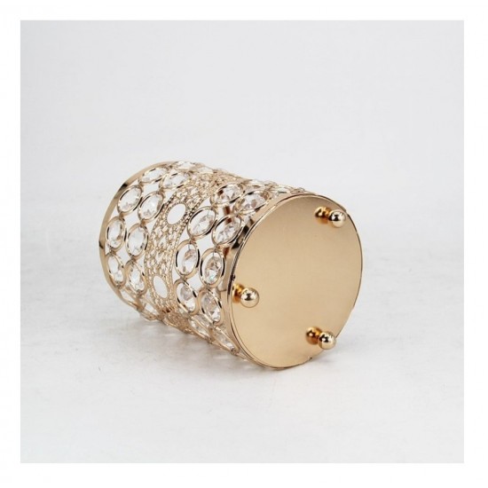 Suport pensule pachiaj. Crystal Luxury, Gold, 13 cm,  A13575