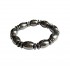 Bratara cu pietre Hematit,  Negru, BR65