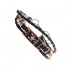 Bratara din piele ecologica, Zodiac Scorpion, Negru, BR44