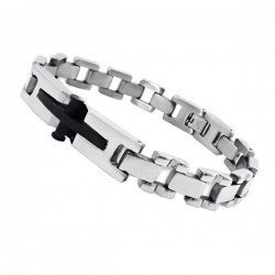 Bratara din otel inoxidabil, Grad chirurgical 316L, Cross, A4S1898
