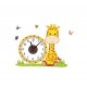 Ceas decorativ de perete, Girafa, Ceas cu Autocolant, 53 cm, CD865 Ceas decorativ de perete, Girafa, Ceas cu Autocolant, 53 cm, CD865