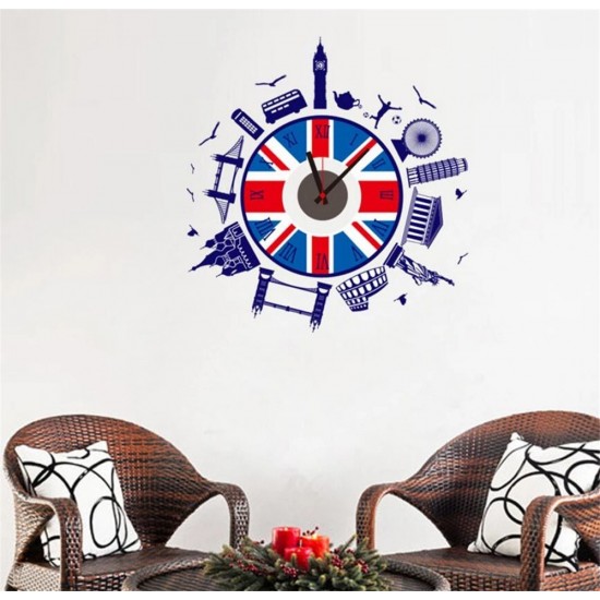 Ceas decorativ de perete, London, Ceas cu Autocolant, 52 cm, CD861 Ceas decorativ de perete, London, Ceas cu Autocolant, 52 cm, CD861