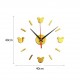 Ceas decorativ de perete, Mickey Mouse, Oglinda acrilica, 40 cm, MC-053