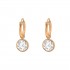 Cercei argint, Placat cu Aur roz 14k, Cristale Zirconiu White, A4S37124