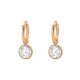 Cercei argint, Placat cu Aur roz 14k, Cristale Zirconiu White, A4S37124