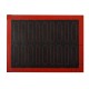 Covoras microforat pentru copt eclere, foaie antiaderenta, 40x30 cm, 18 Eclere,  Maro, 397COF