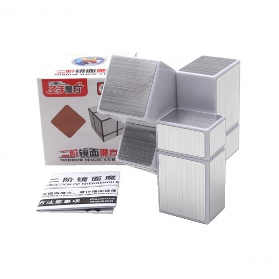 Cub Magic 2x2x2 ShengShou Mirror, Silver, 451CUB-1