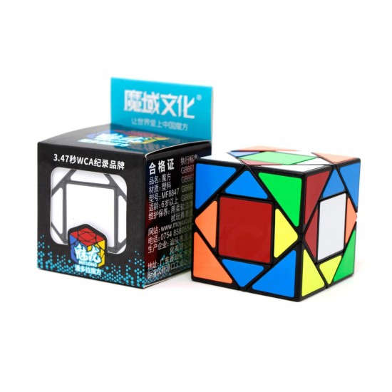 Cub Magic 3x3x3, MoYu MFS MeiLong Pandora, Black, 422CUB-1  