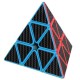 Cub Magic 3x3x3 Moyu MeiLong Pyraminx fibra de carbon, Black, 368CUB-1 Cub Magic 3x3x3 Moyu MeiLong Pyraminx fibra de carbon, Black, 368CUB-1