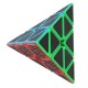 Cub Magic 3x3x3 Moyu MeiLong Pyraminx fibra de carbon, Black, 368CUB-1 Cub Magic 3x3x3 Moyu MeiLong Pyraminx fibra de carbon, Black, 368CUB-1