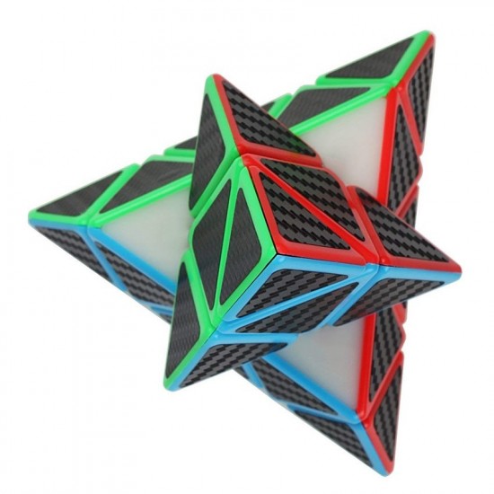 Cub Magic 3x3x3 Moyu MeiLong Pyraminx fibra de carbon, Black, 368CUB-1 Cub Magic 3x3x3 Moyu MeiLong Pyraminx fibra de carbon, Black, 368CUB-1